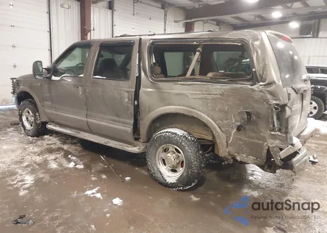 2002 Ford Excursion Limited из США, поврежденный, VIN 1FMSU43F32EC84570